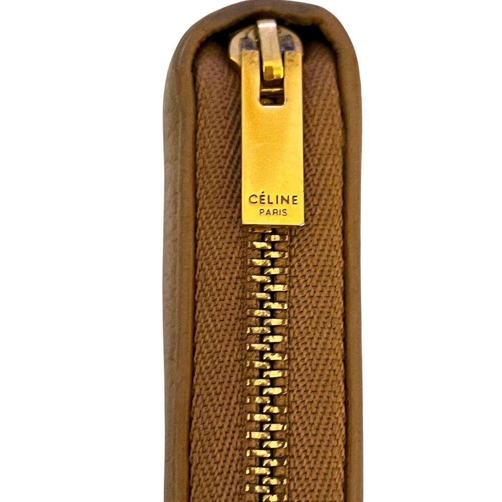 Celine Zip Around Wallet Leather Large Continental Wallet - Picture 4 of 5